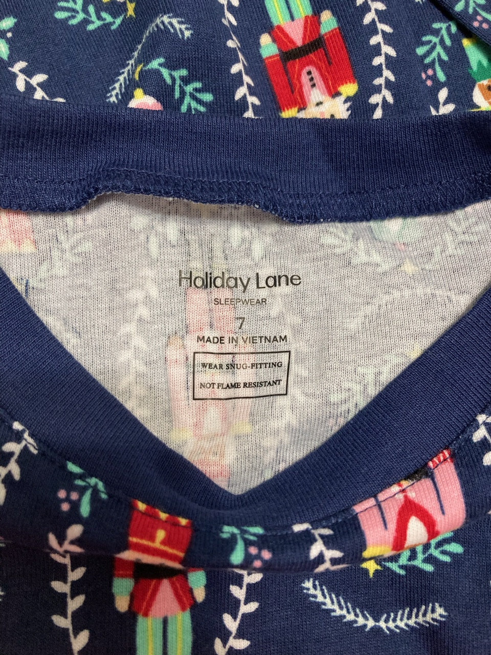 HOLIDAY LANE Nutcracker Pajama Sets BLUE 7