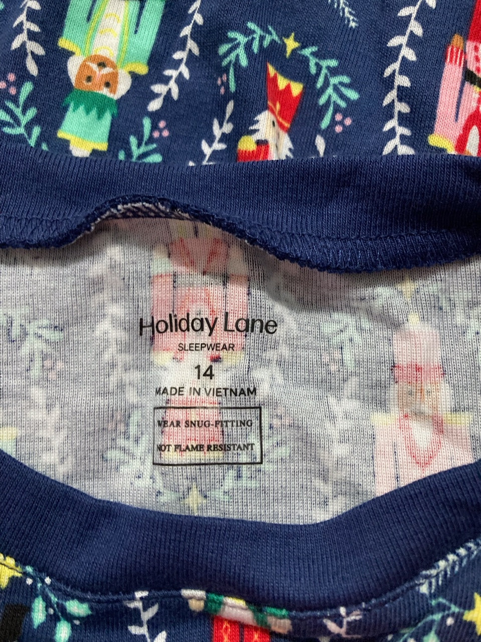HOLIDAY LANE Nutcracker Pajama Sets BLUE 14