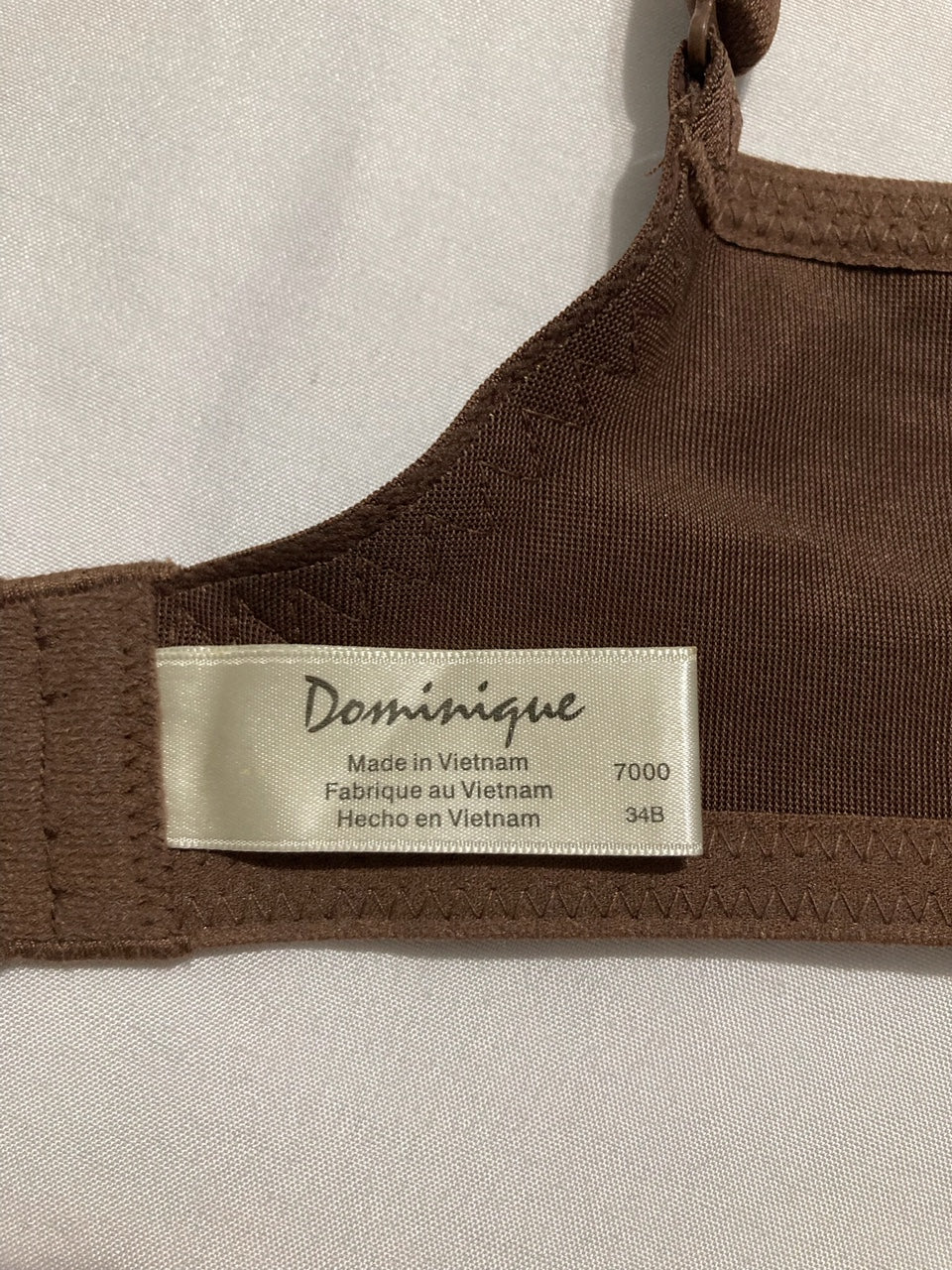 DOMINIQUE Minimizer Bra Seamless Full Figure Underwire Lingerie CHOCOLATE 34B