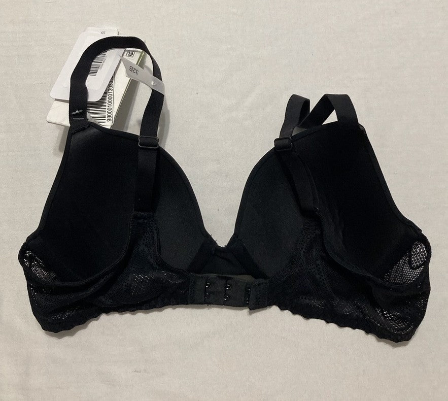 DKNY Lace Comfort Demi Bra BLACK 32B