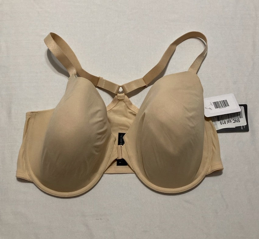 DOMINIQUE Talia Everyday Front Closure Racerback Bra BEIGE 42F
