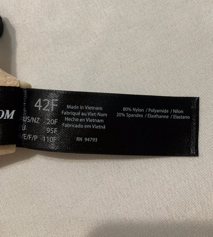 DOMINIQUE Talia Everyday Front Closure Racerback Bra BEIGE 42F