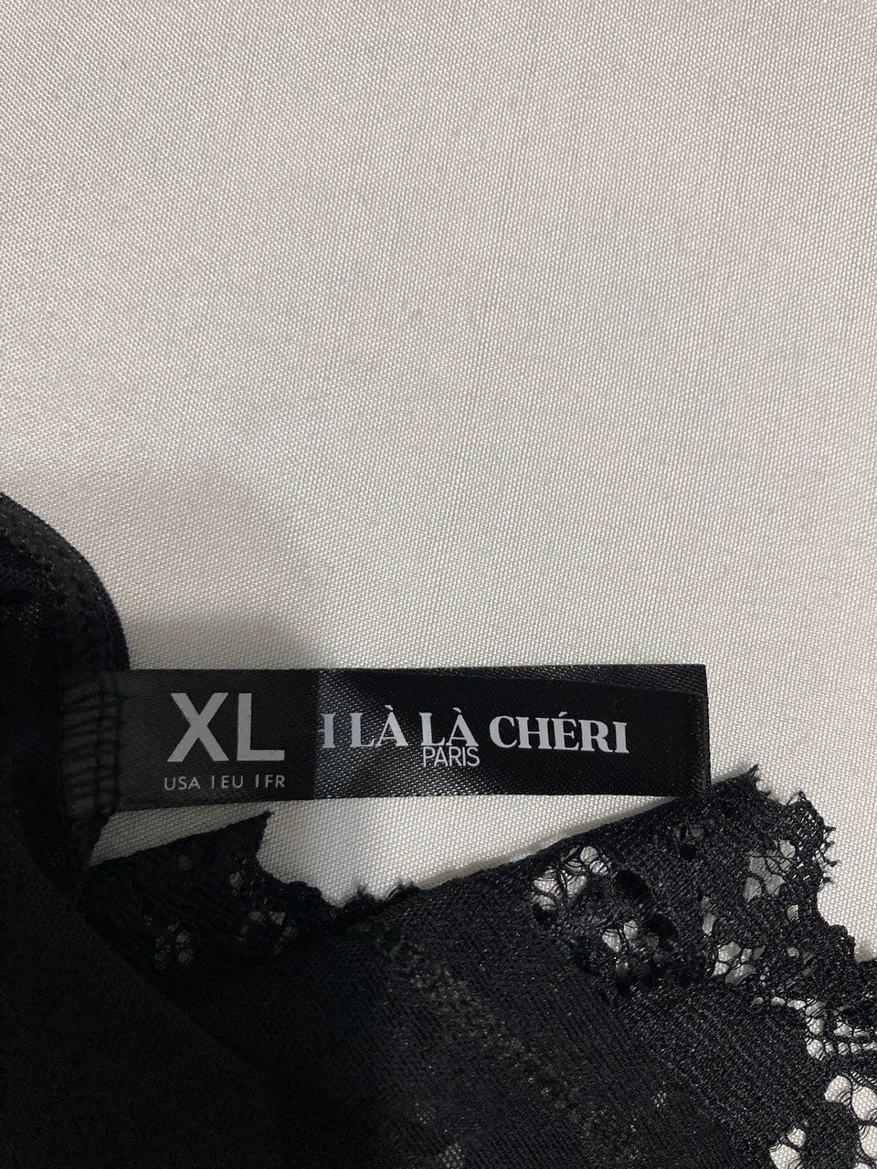 OH LA LA CHERI Dress lingerie Babydoll underwire BLACK XL