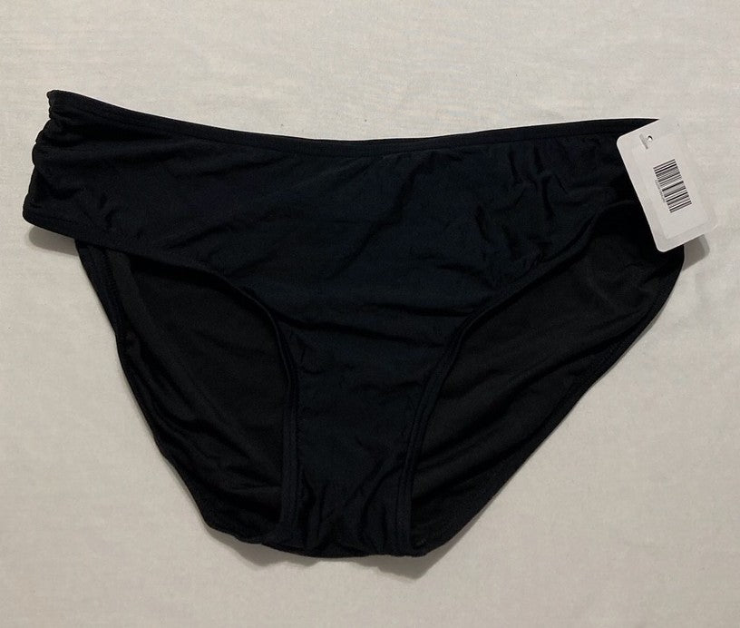 CALVIN KLEIN Classic Full Coverage Low Waisted Bikini Bottom BLACK XL