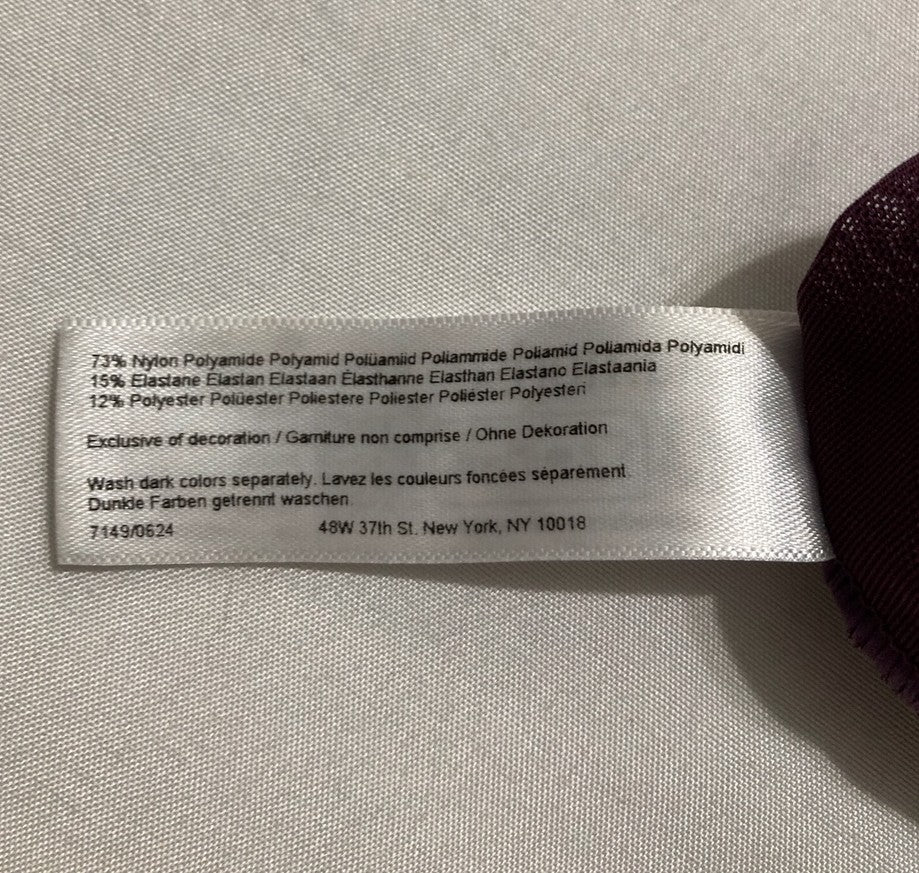 GLAMORISE Plus Size Lacey T-Back Wonderwire Bra Underwire PURPLE 46DD