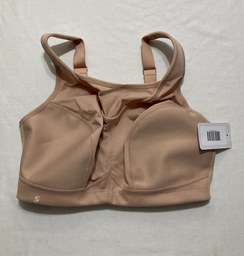 GLAMORISE Plus Size MagicLift Seamless Sports Bra Wirefree CAFÉ 34DD