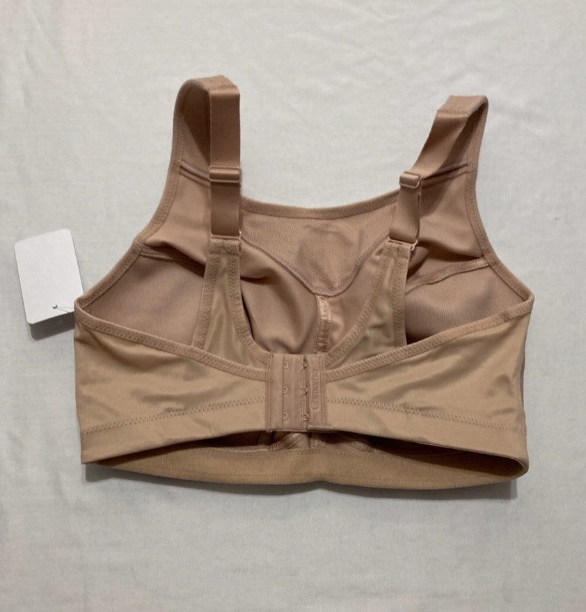 GLAMORISE Plus Size MagicLift Seamless Sports Bra Wirefree CAFÉ 34DD