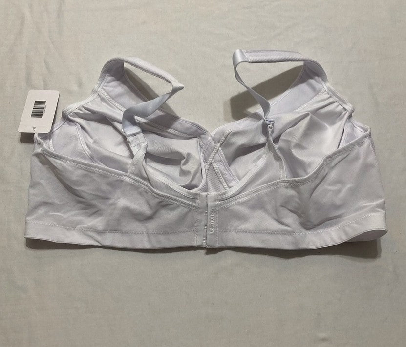 GLAMORISE Plus Size MagicLift Seamless Sports Bra Wirefree WHITE 48C