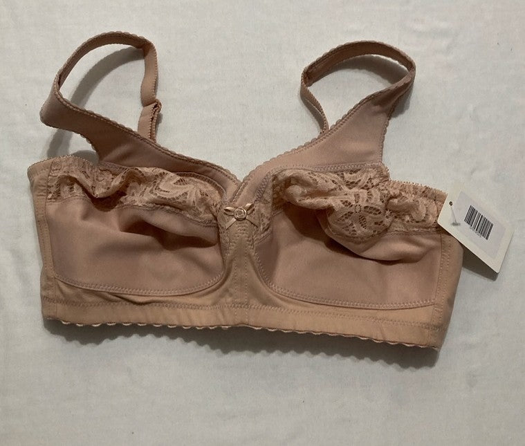 GLAMORISE MagicLift Cotton Support Bra Wirefree CAFÉ 36C