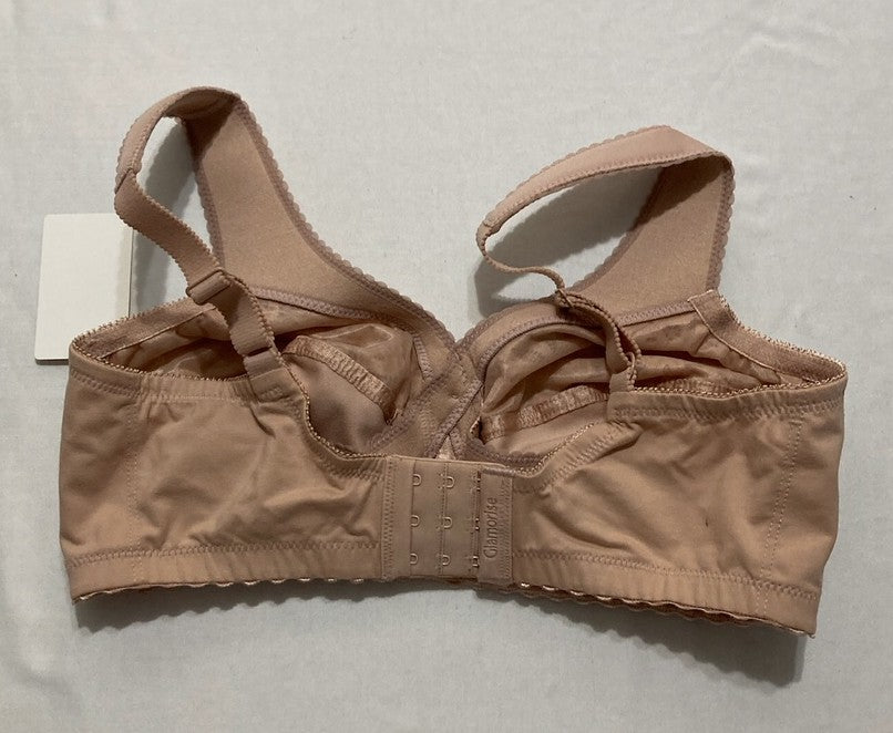 GLAMORISE MagicLift Cotton Support Bra Wirefree CAFÉ 36C