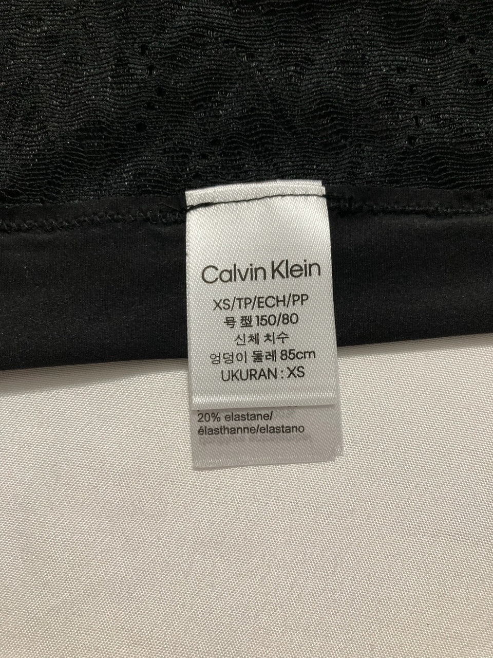 CALVIN KLEIN Lace-Adorned Hipster Underwear BLACK XS