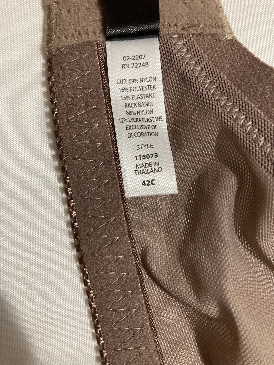 FELINA Paramour Peridot Lace Full Coverage Unlined Bra MINK 42C