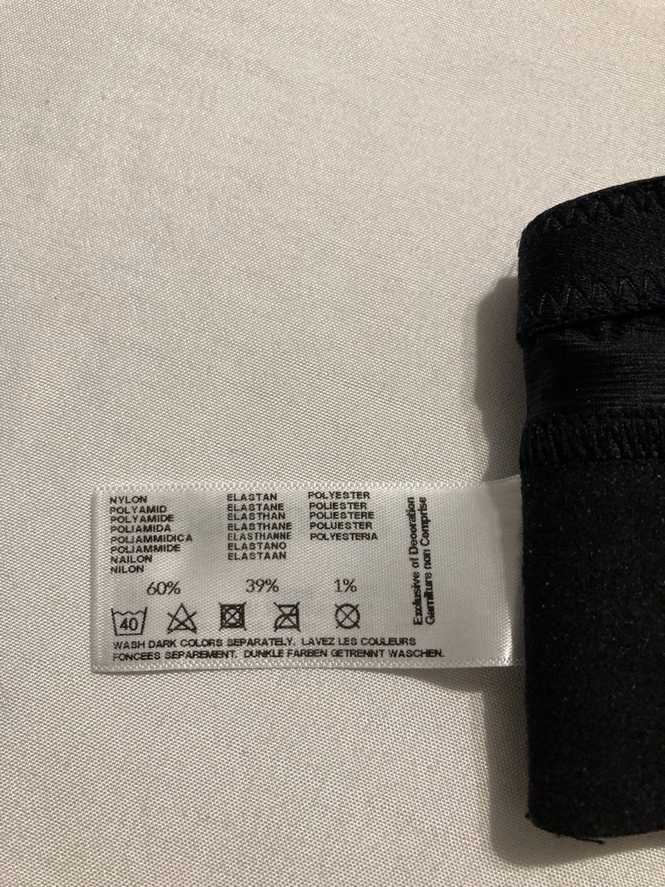 GLAMORISE Lace Plunge Bralette Wirefree BLACK 40DD