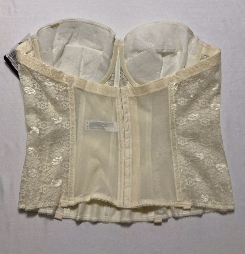 DOMINIQUE Lace Longline Corset Bustier Bra IVORY 44B