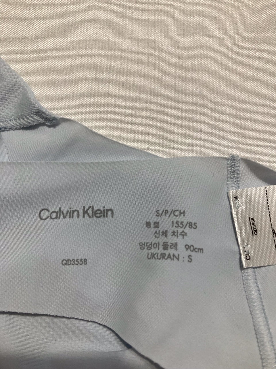 CALVIN KLEIN Invisibles Seamless Thong Panties 3 Pack BLUE S