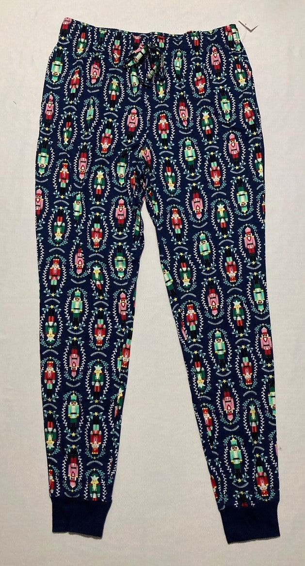 HOLIDAY LANE Nutcracker Matching Pajama Sets BLUE S