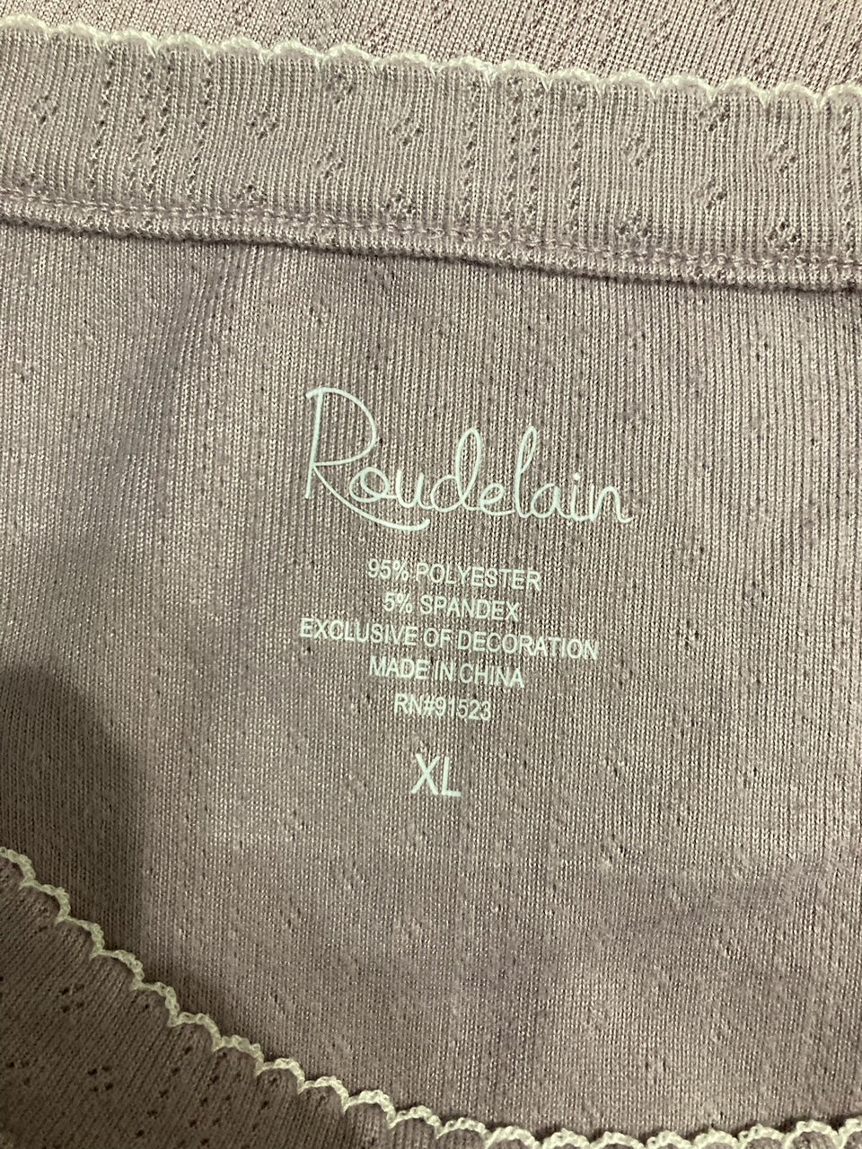 ROUDELAIN 2 Piece Ribbed Lounge Set LAVANDER XL