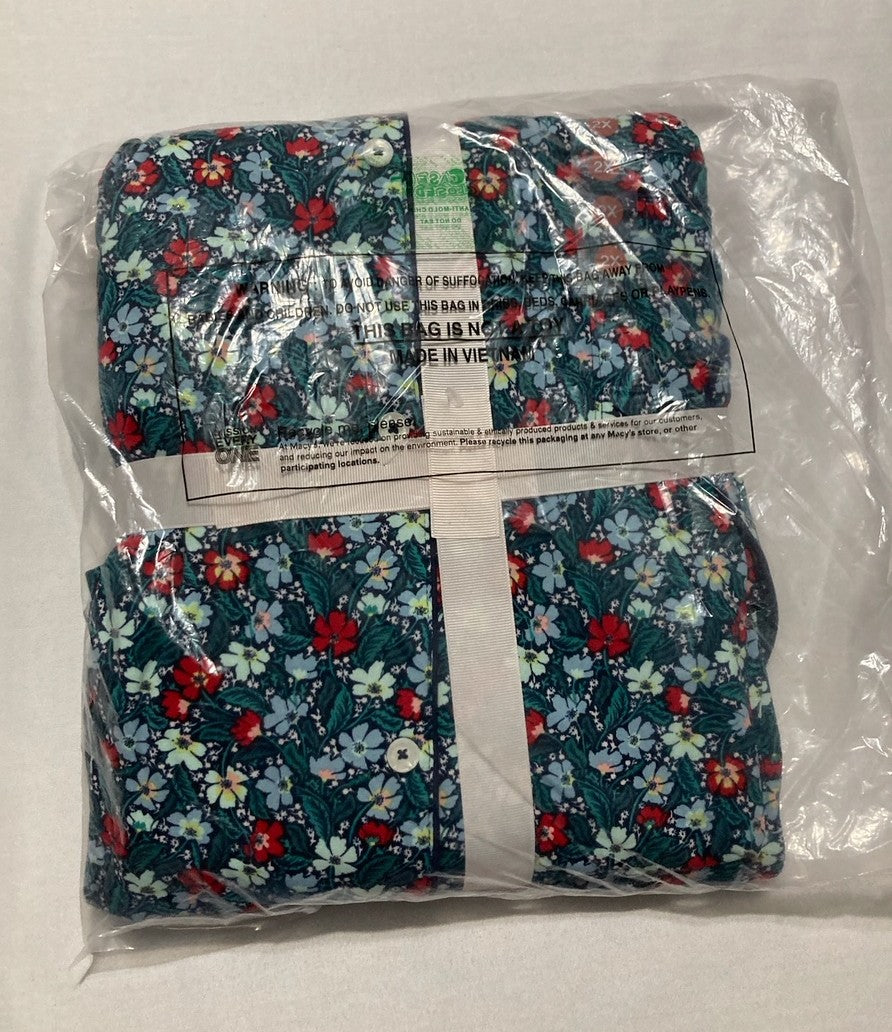 STATE OF DAY Pajama set notch 2-Pieces FLORAL 2X