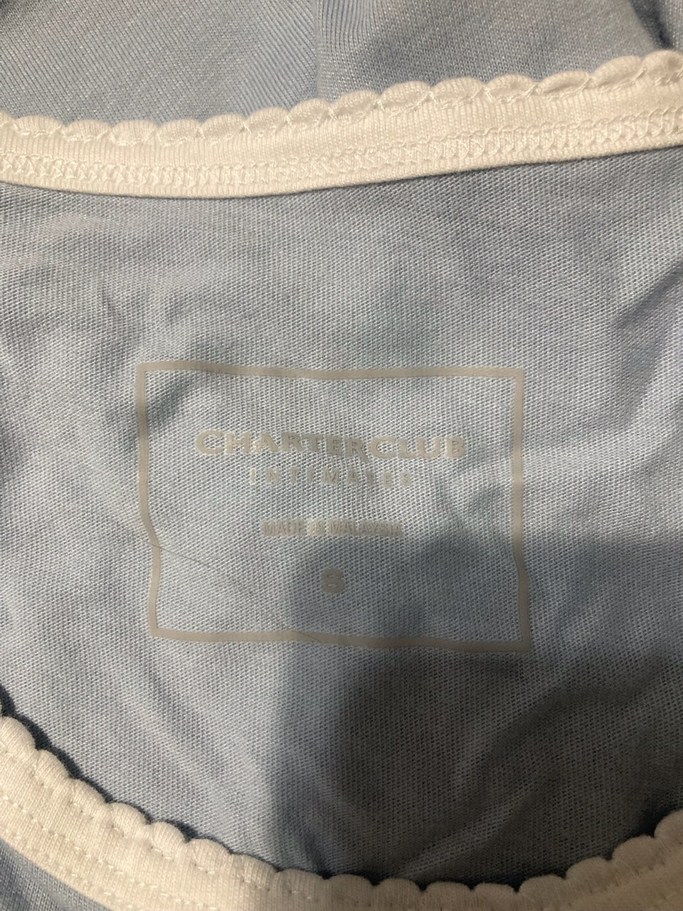 CHARTER CLUB 2-Pc. Long-Sleeve Pajamas Set BLUE S