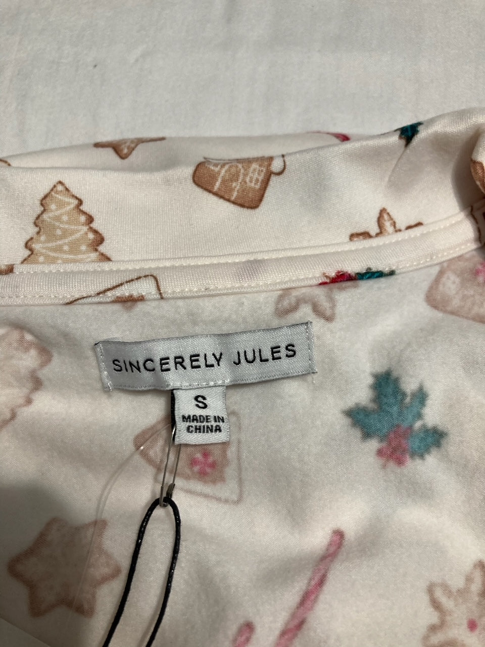 SINCERELY JULES Pajama set 2 Pc WHITE S