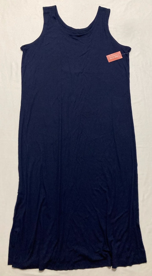 STATE OF DAY Full Length Night Gowns NAVY 2X