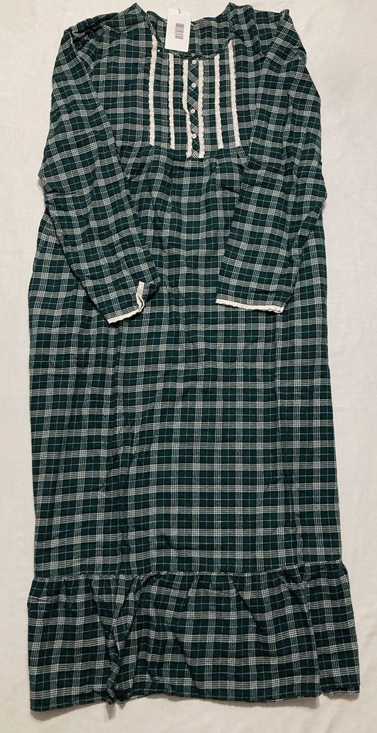 CHARTER CLUB Dress Relaxed GREEN XL