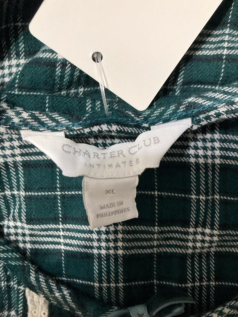 CHARTER CLUB Dress Relaxed GREEN XL