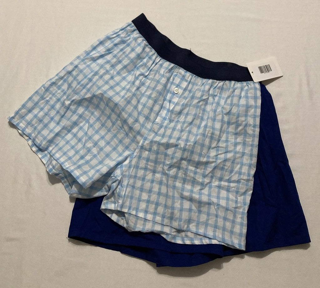 CLUB ROOM Pull On Shorts pack 2 ASSORTED S