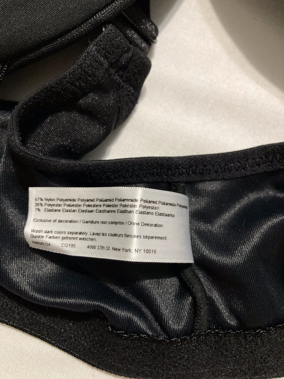 GLAMORISE Plus Size Wonderwire Front-Closure Bra Underwire BLACK 50C