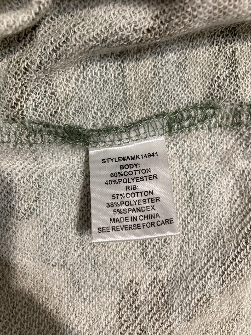 ALI+ANDI Pajama set Green Long Sleeve Top & Bottom Pant Loungewear GREEN XL