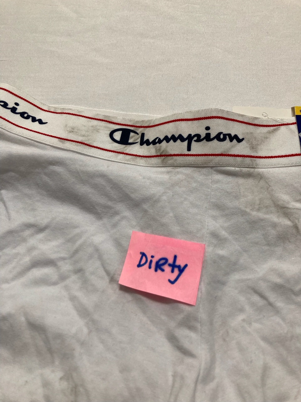 NWD CHAMPION Heritage Boys''hort Underwear WHITE M