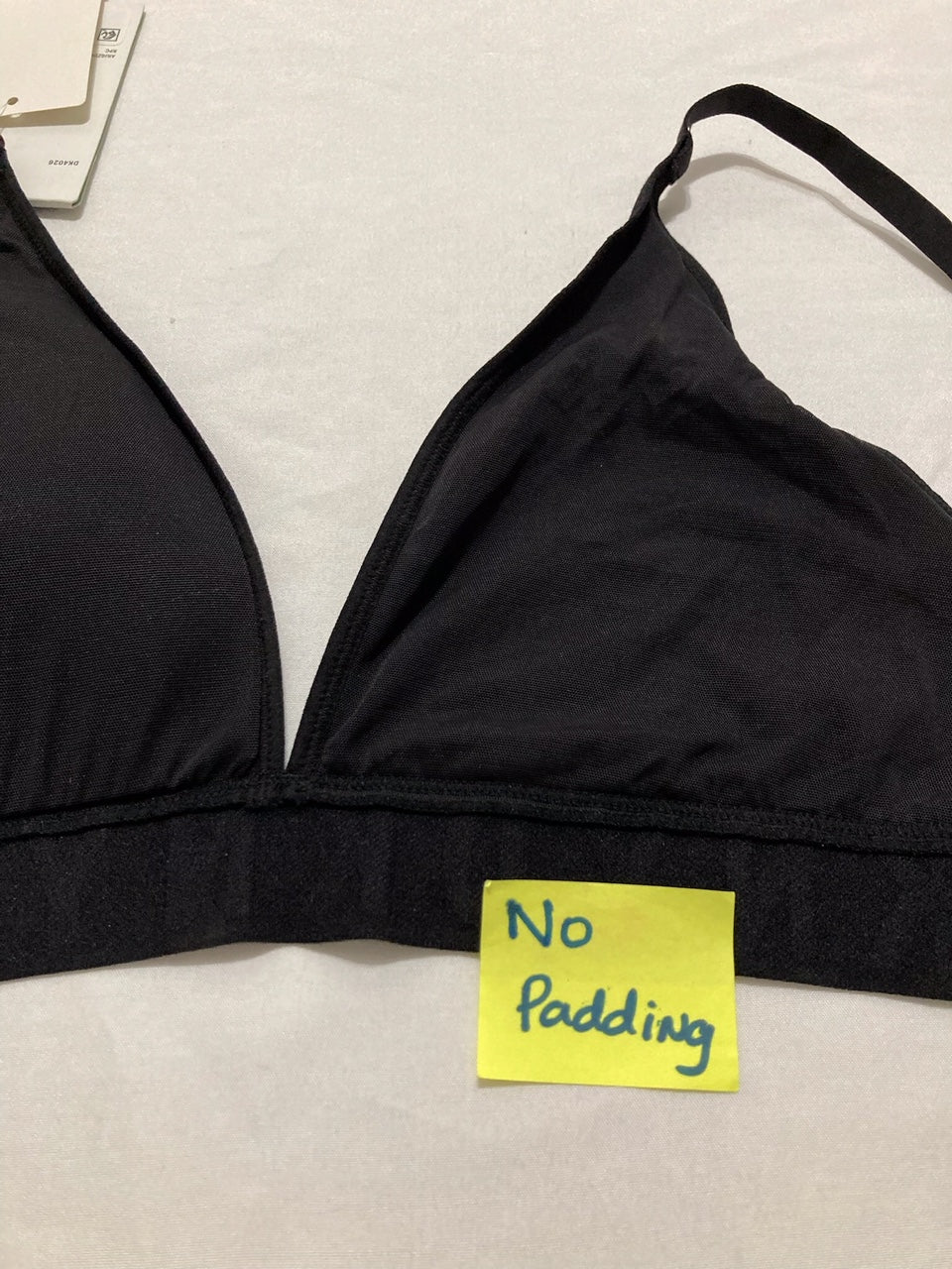 NWD DKNY Seamless Litewear Rib Bralette Bra BLACK L