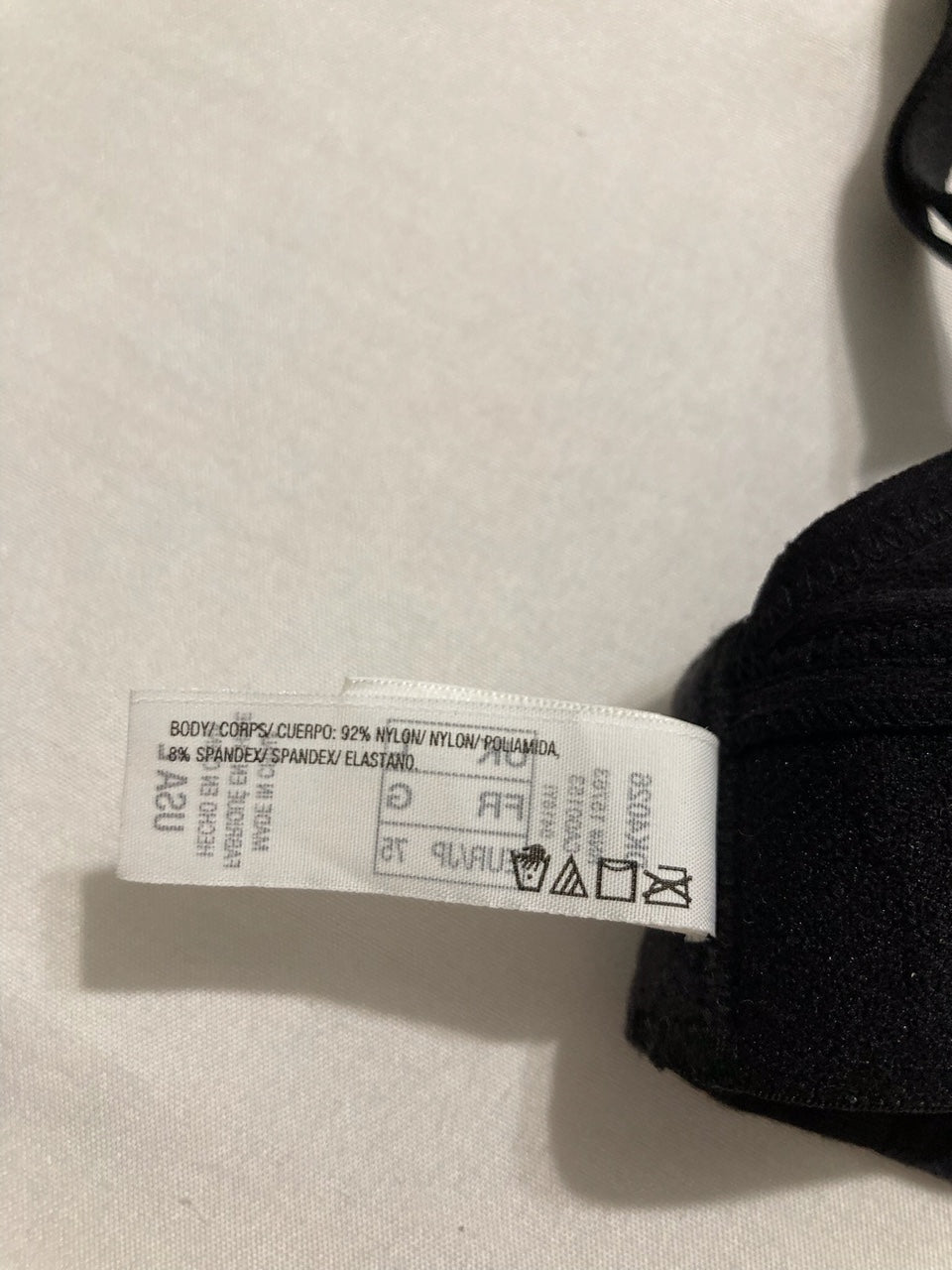 NWD DKNY Seamless Litewear Rib Bralette Bra BLACK L