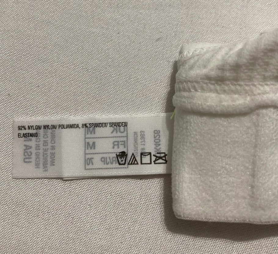 NWD DKNY Seamless Litewear Rib Bralette WHITE M