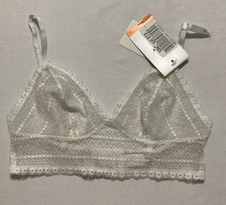 NWD DKNY Lace Bralette WHITE S
