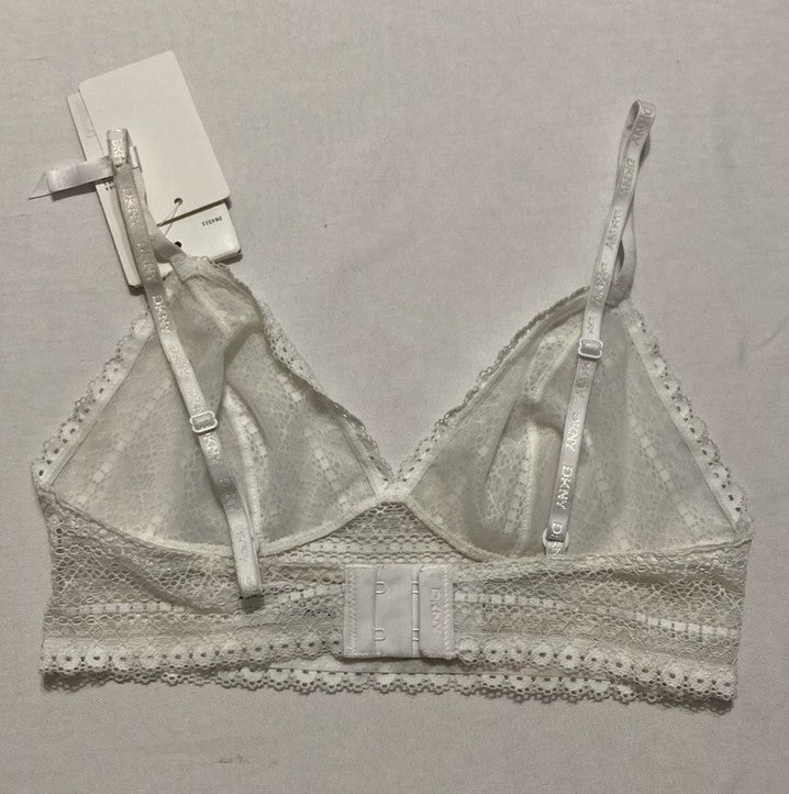NWD DKNY Lace Bralette WHITE S