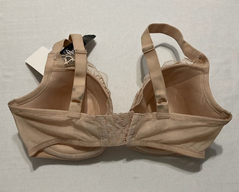 NWD FELINA Plush All Over Lace Underwire Bra BEIGE 34DDD