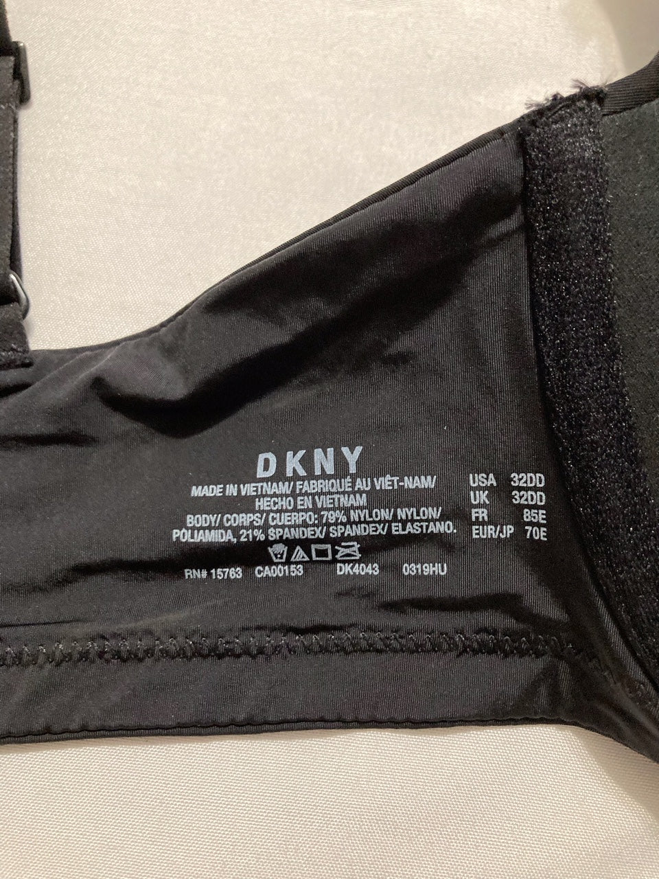 NWD DKNY Litewear Full Coverage T-Shirt Bra BLACK 32DD