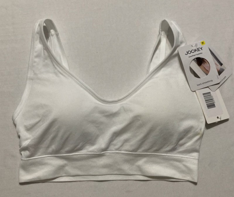 NWD JOCKEY Bra Seamfree Back Smoothing Bralette WHITE M