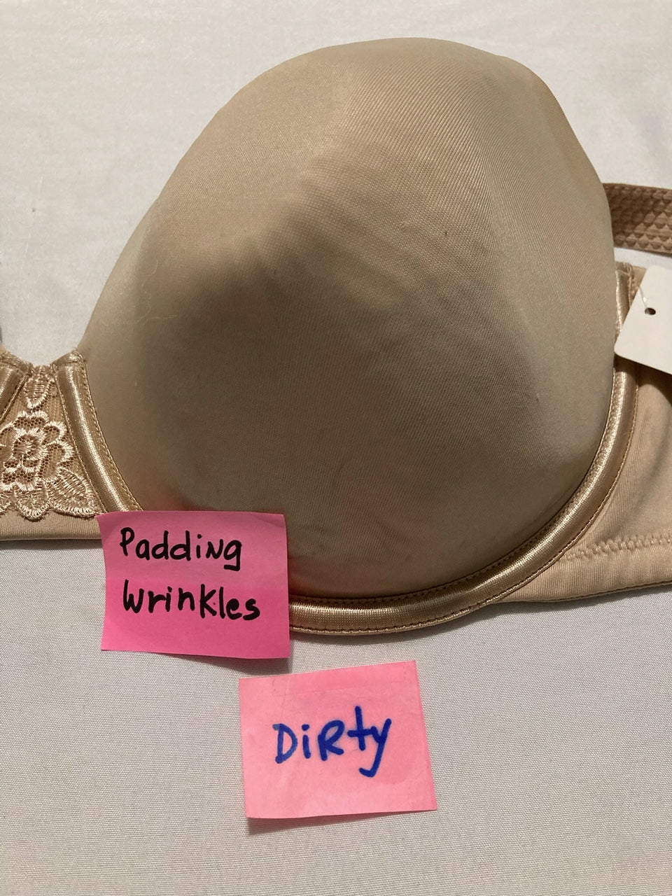 NWD VANITY FAIR Beauty Back Smoothing Underwire Bra BEIGE 44C