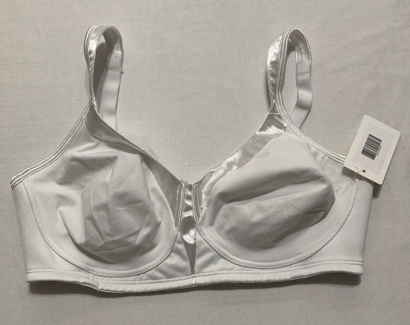 NWD PLAYTEX Wireless Bra 18 Hour Plus-Size T-Shirt Bras WHITE 38D