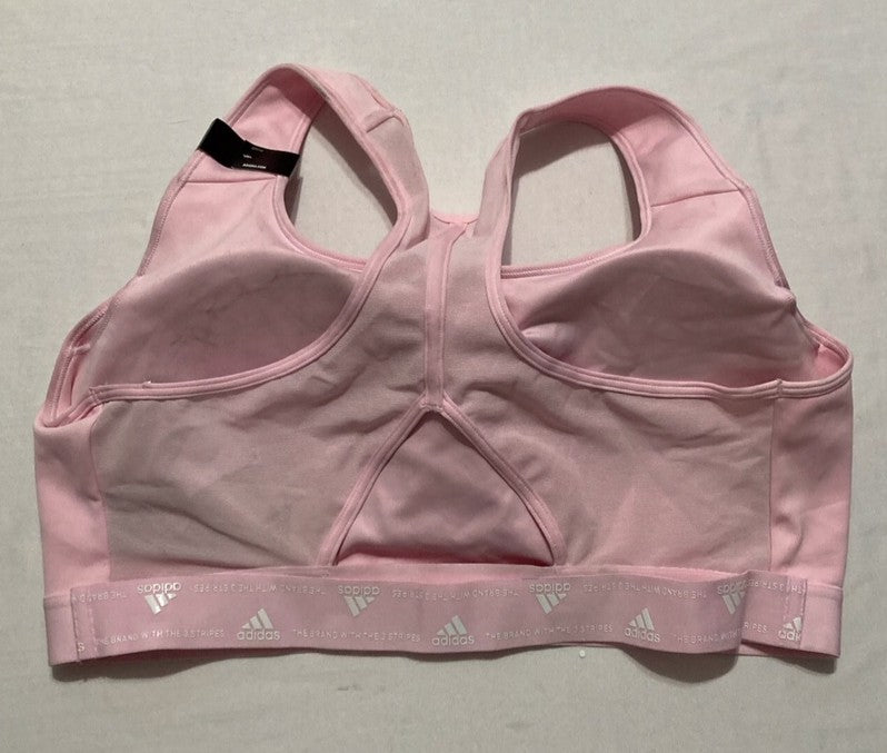 NWD ADIDAS Powerreact Training Medium Support Bra PINK 2X