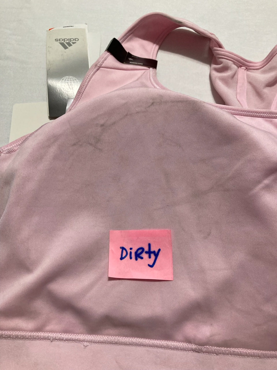 NWD ADIDAS Powerreact Training Medium Support Bra PINK 2X