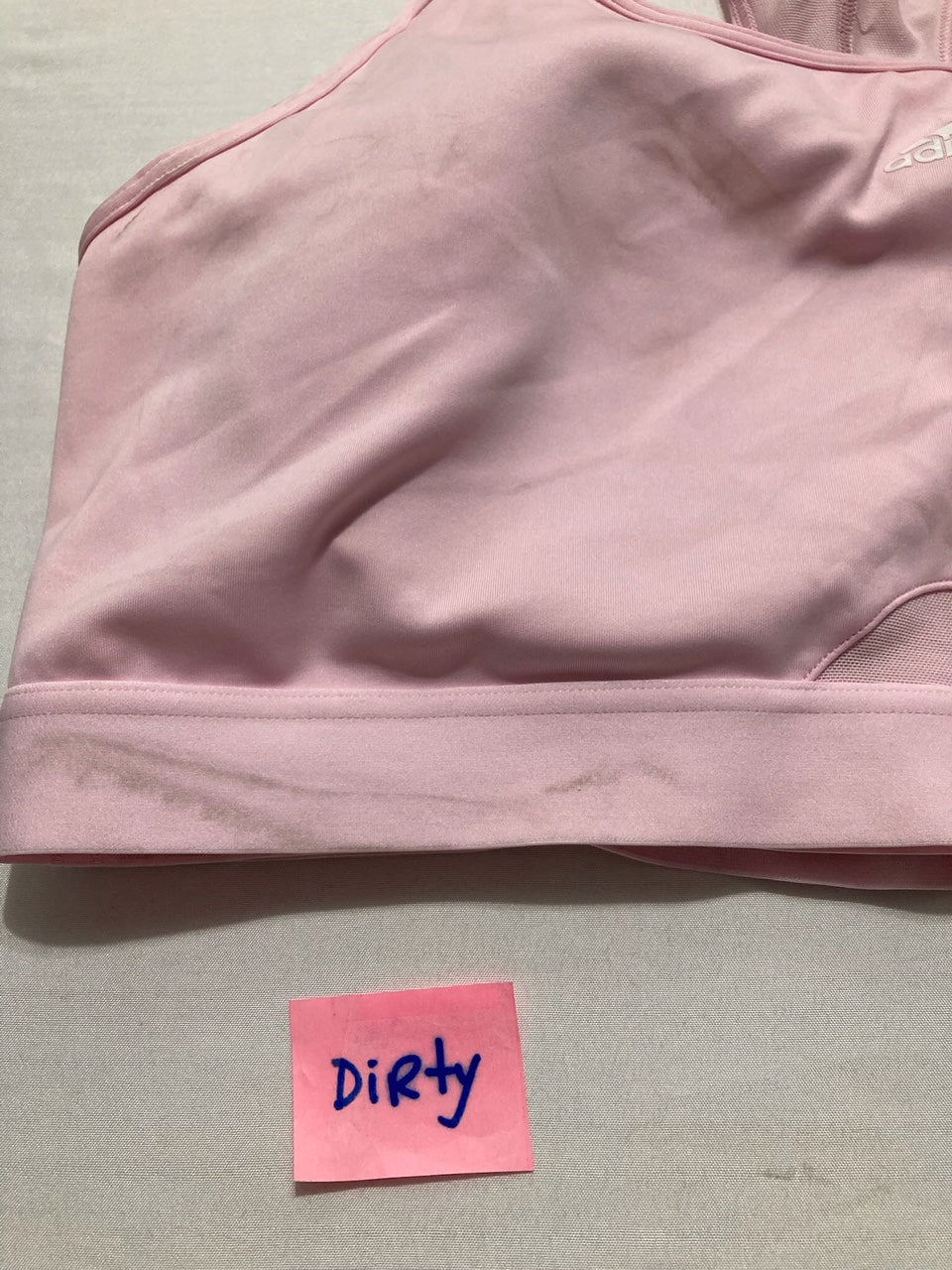 NWD ADIDAS Powerreact Training Medium Support Bra PINK 2X