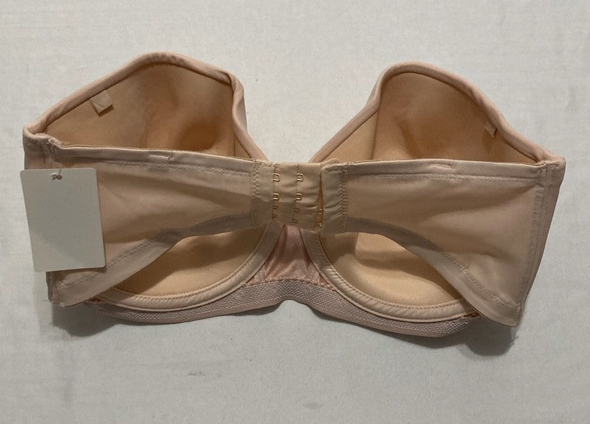 NWD CARNIVAL Seamless Unlined Lace Bandeau ROSE 36DDD