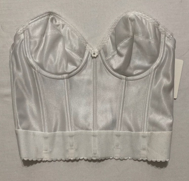 NWD DOMINIQUE Noemi Backless Strapless Balconette Bridal WHITE 32B