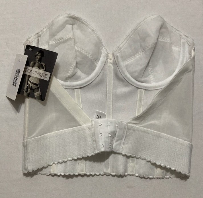 NWD DOMINIQUE Noemi Backless Strapless Balconette Bridal WHITE 32B