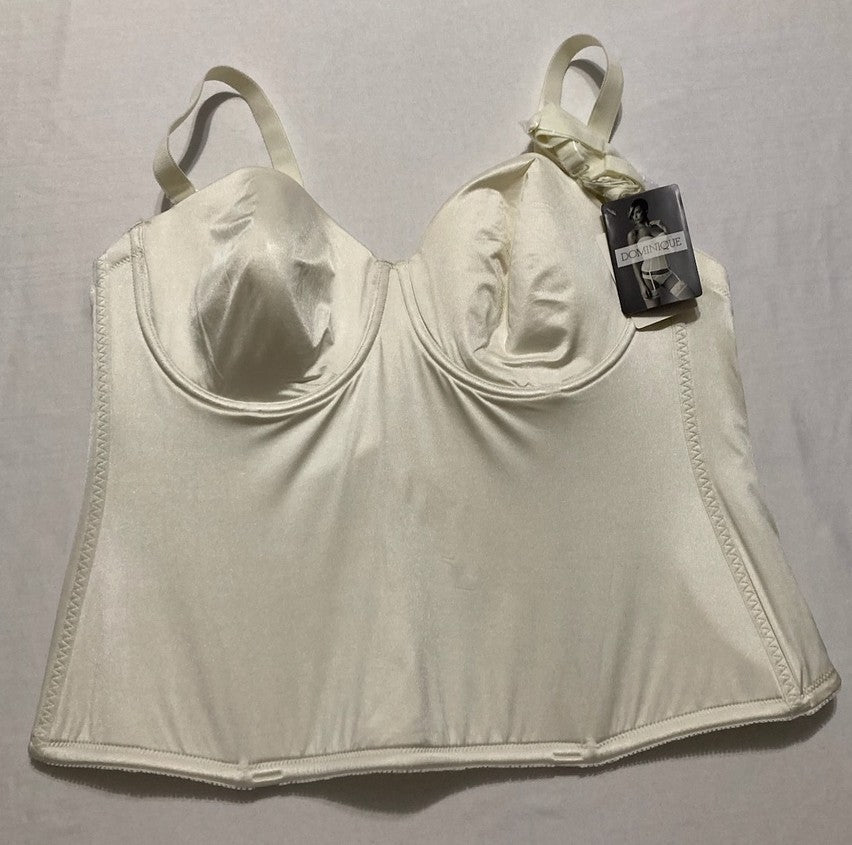 NWD DOMINIQUE Seamless Padded Longline Strapless Bra BONE 42C