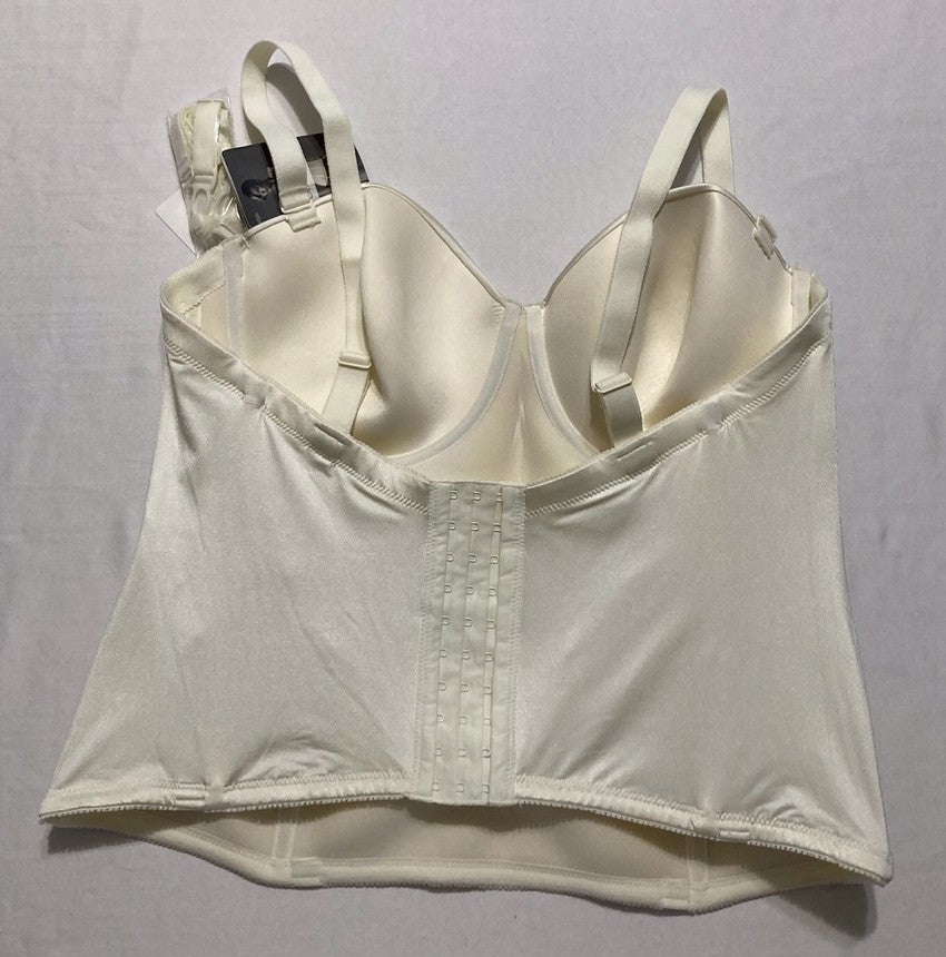 NWD DOMINIQUE Seamless Padded Longline Strapless Bra BONE 42C