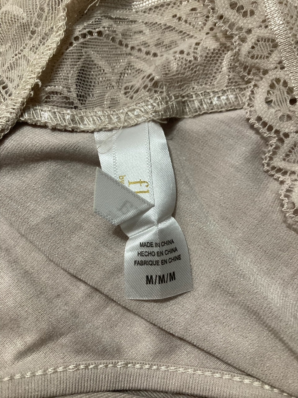 FLORA NIKROOZ Franny Pajama Set BEIGE M